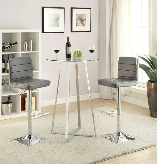 Coaster Furniture - Chromed Steel Bar Table - Furniture Life