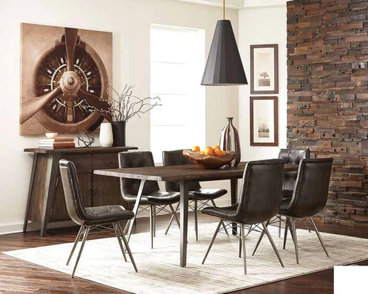 Coaster Furniture - Dittnar Charcoal Dining Chair Set of 4 - Furniture Life