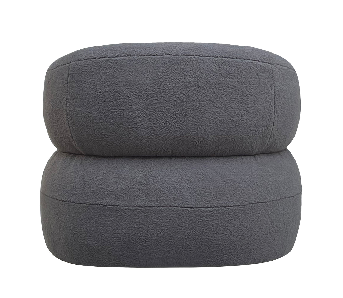 Grey Boucle Luna Occasional Chair