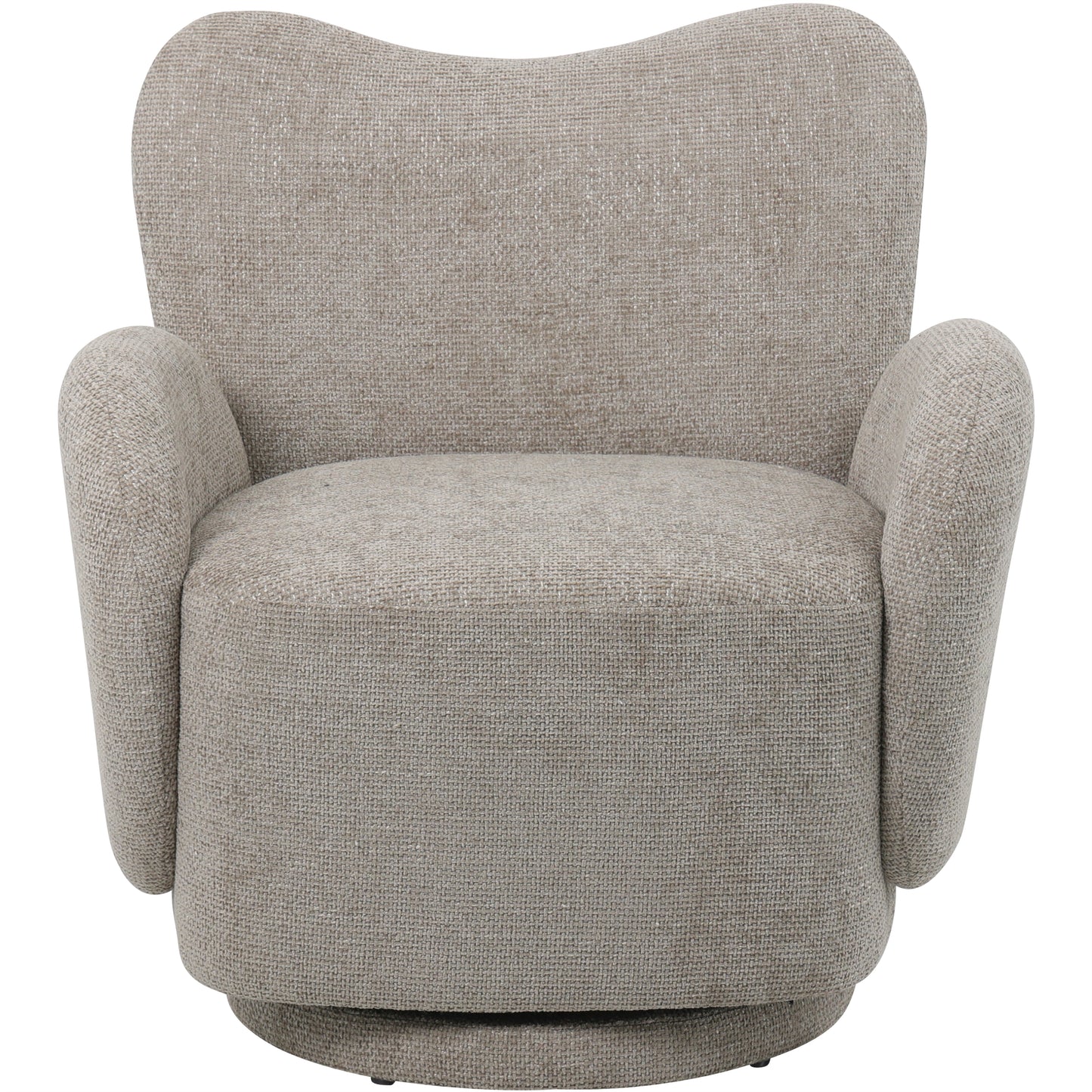 Bingham Mink Upholstered Swivel Chair 
