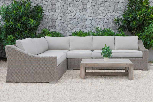 VIG Furniture - Renava Pacifica Outdoor Beige Sectional Sofa Set - Furniture Life