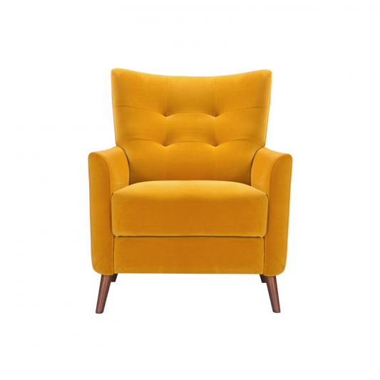Betty Chair-Mustard Velvet