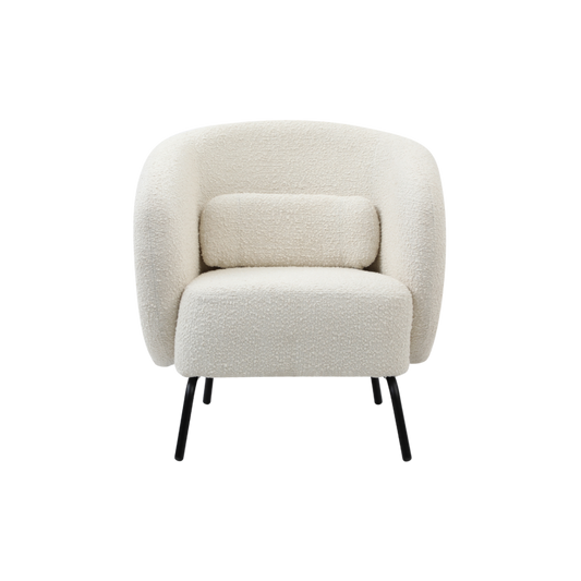 Joey Armchair-Cologne Ivory