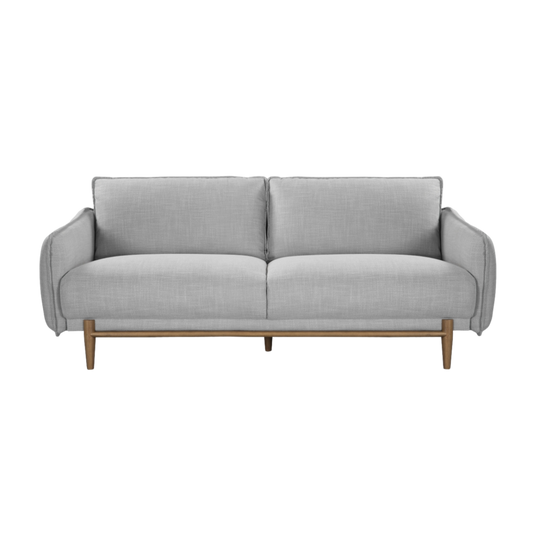 Louie 3 Seat Sofa-Grey Linen