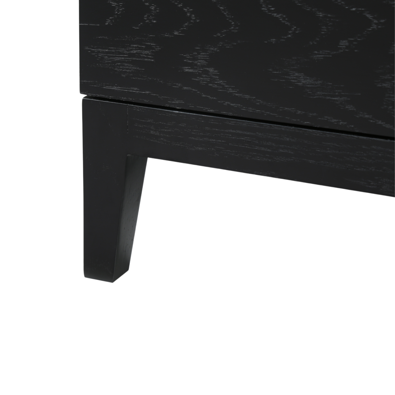 Orchid Marble 3 Drawer Chest-Wenge (Black Stained Oak)