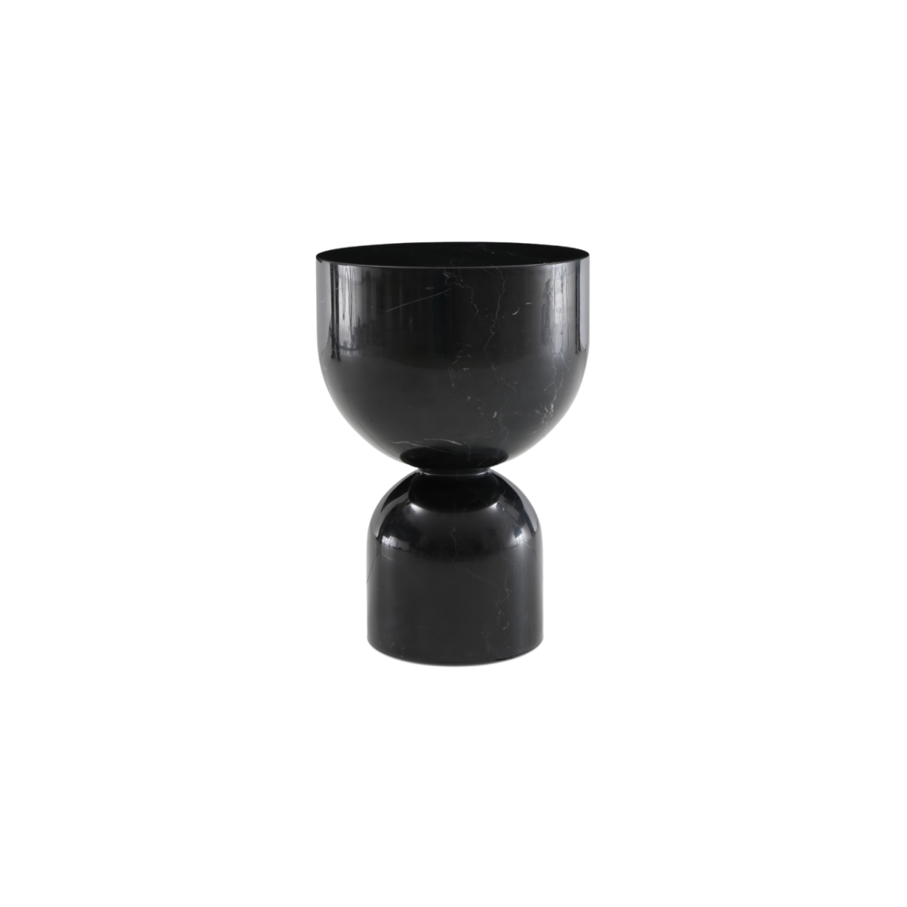 Pepper Lamp Table-Black Marble