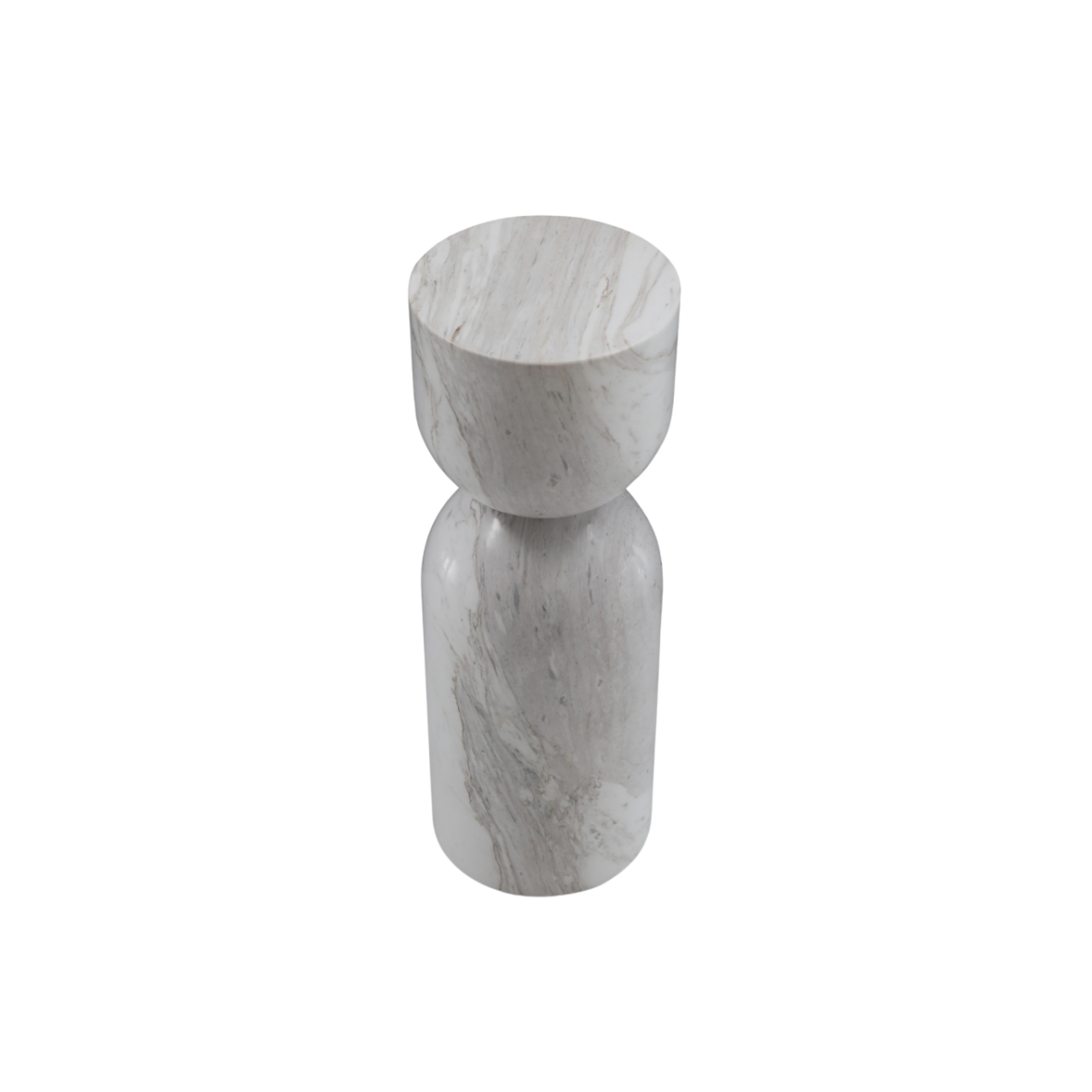 Salt Lamp Table-White Marble