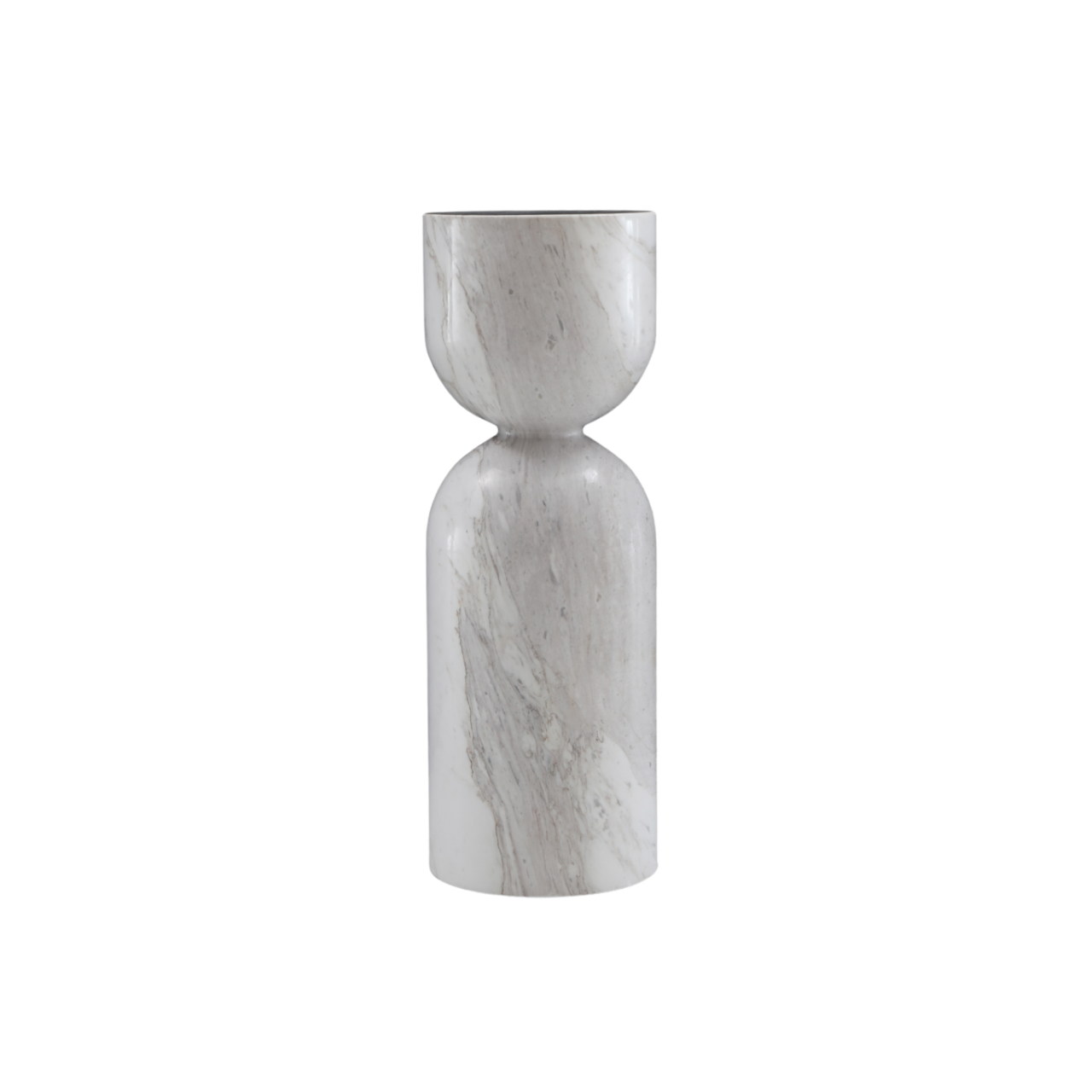 Salt Lamp Table-White Marble