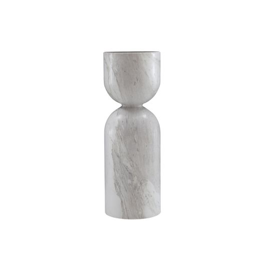 Salt Lamp Table-White Marble