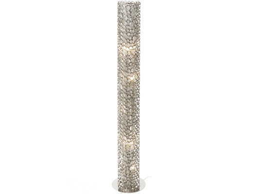 Nova Nickel Tube Floor Lamp