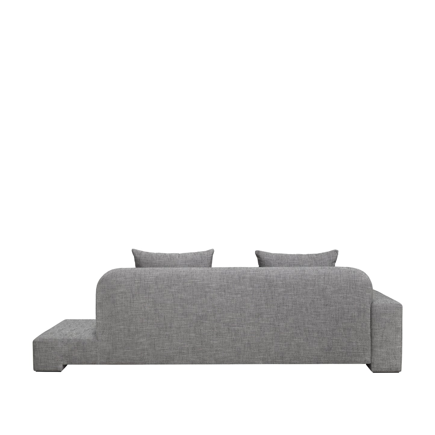 Bay Chaise longue Left Sided-Anthracite Mélange