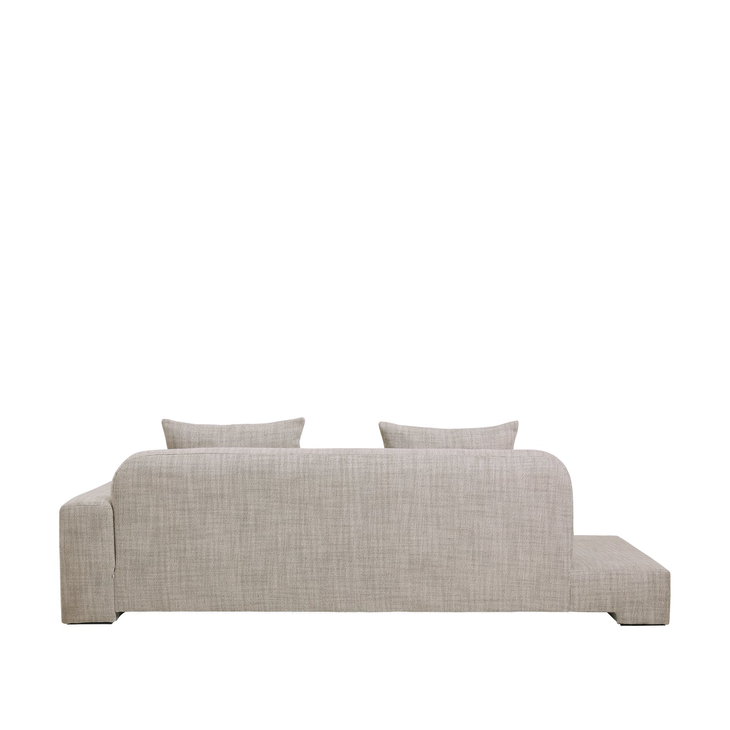 Bay Chaise longue Right Sided-Beige Mélange