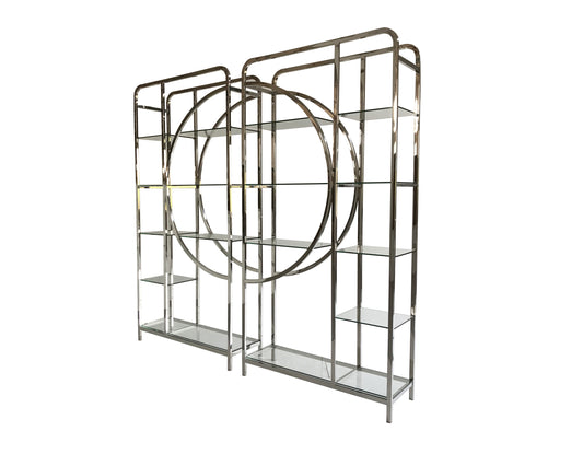 Luxor Steel Decadence Shelving Units (Set of 2)*