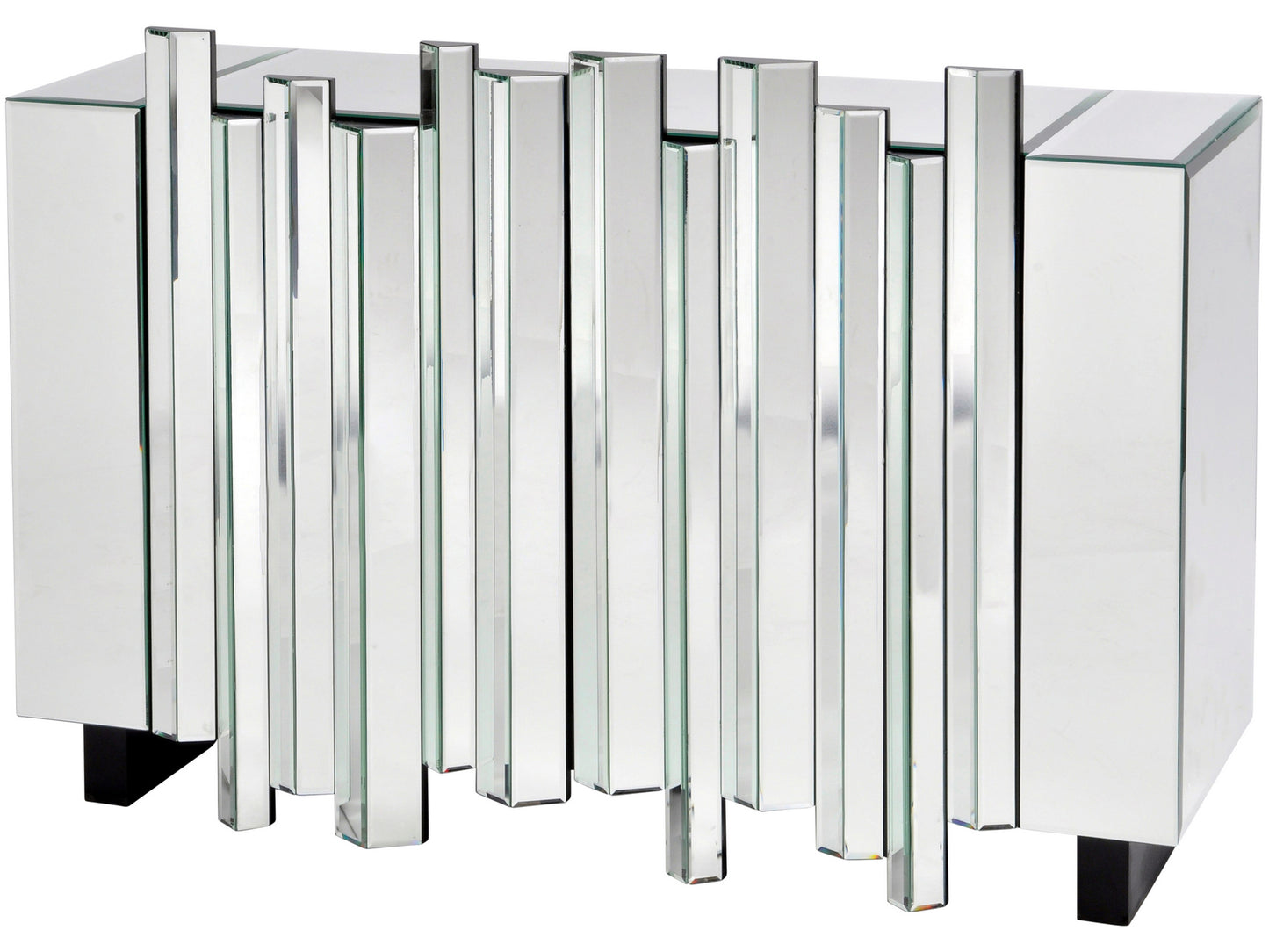 Glimmer Mirrored Storage Cabinet