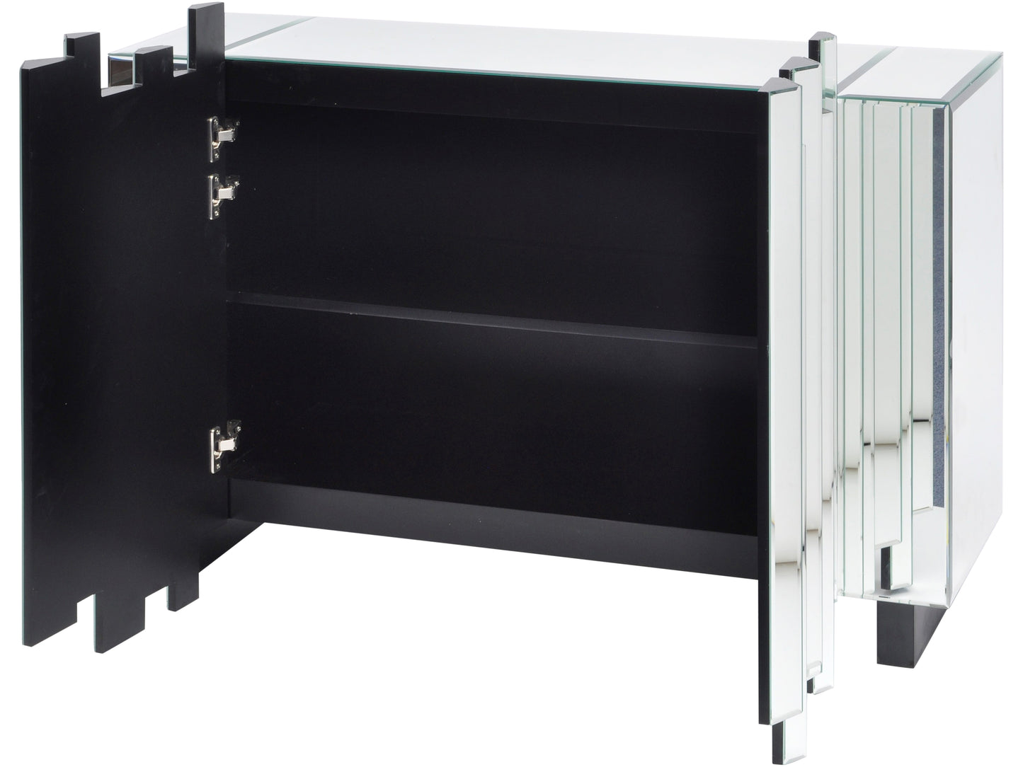 Glimmer Mirrored Storage Cabinet