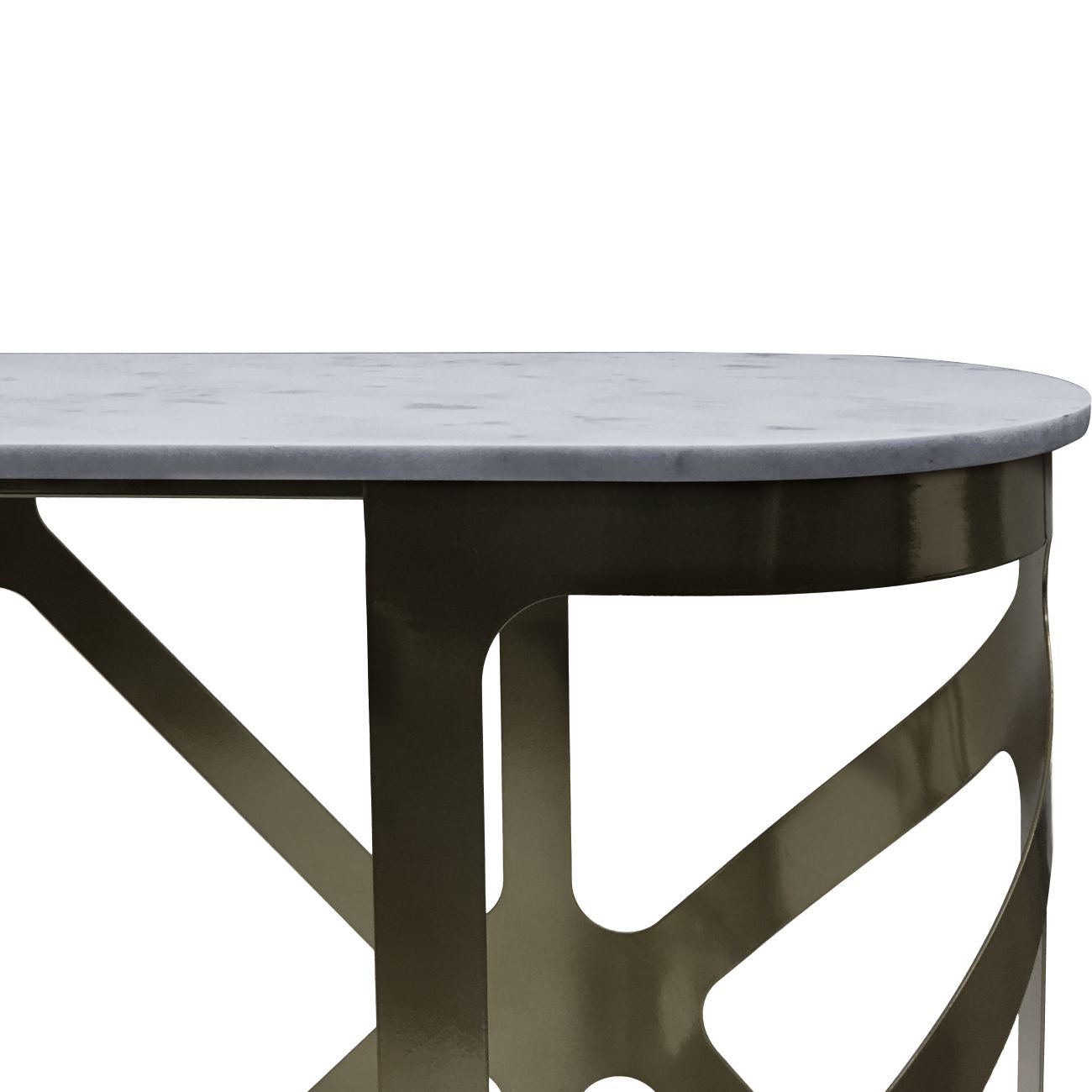 Astoria Console Table with Grey Marble Top