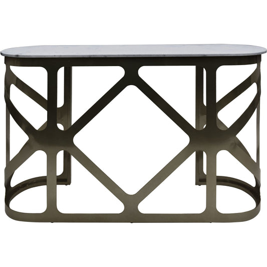 Astoria Console Table with Grey Marble Top