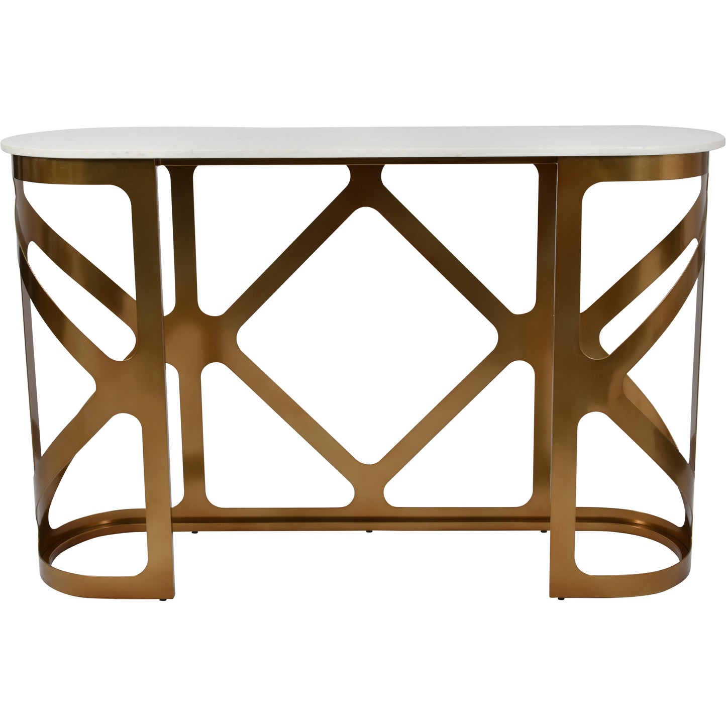 Metropolitan Bronze and Marble Console Table