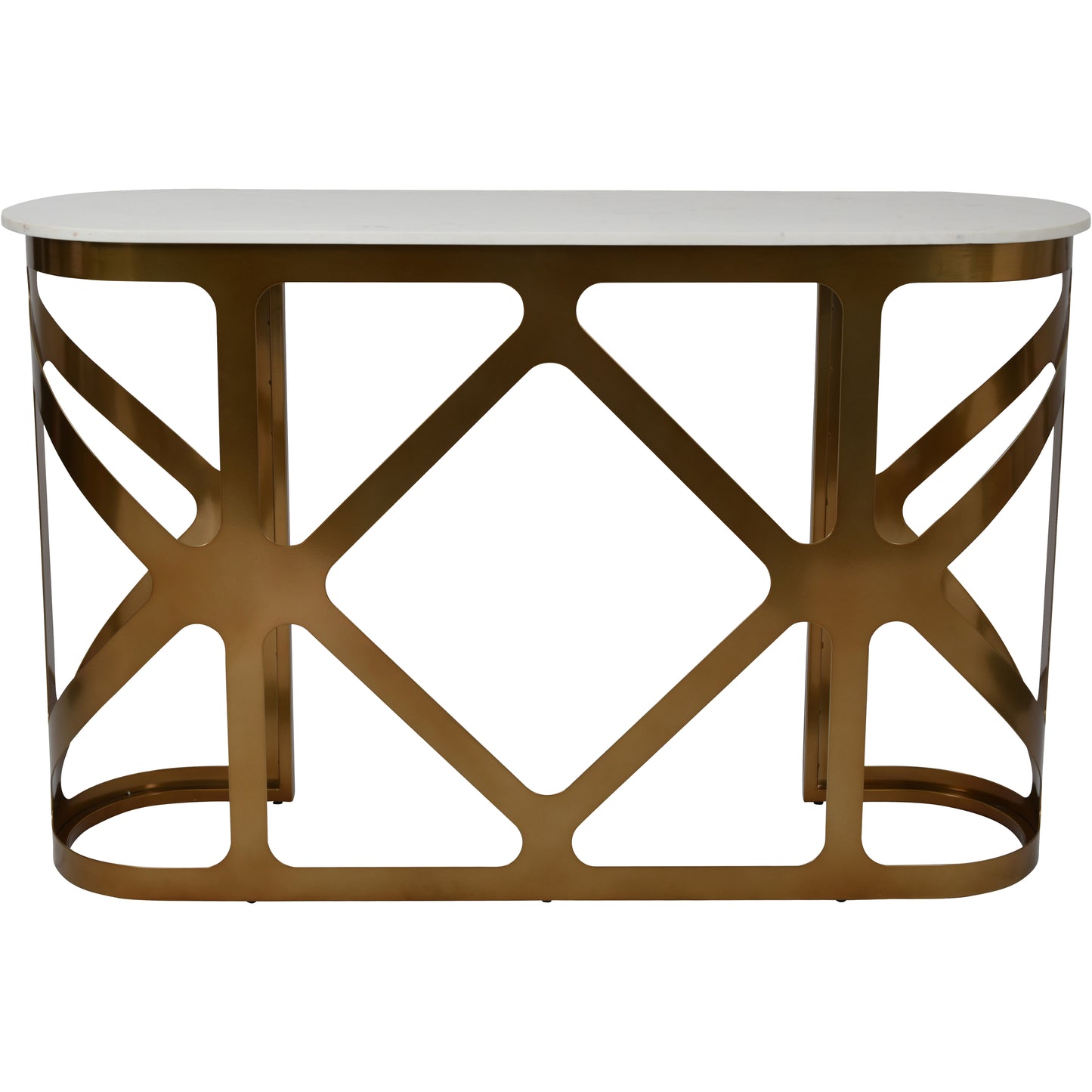 Metropolitan Bronze and Marble Console Table