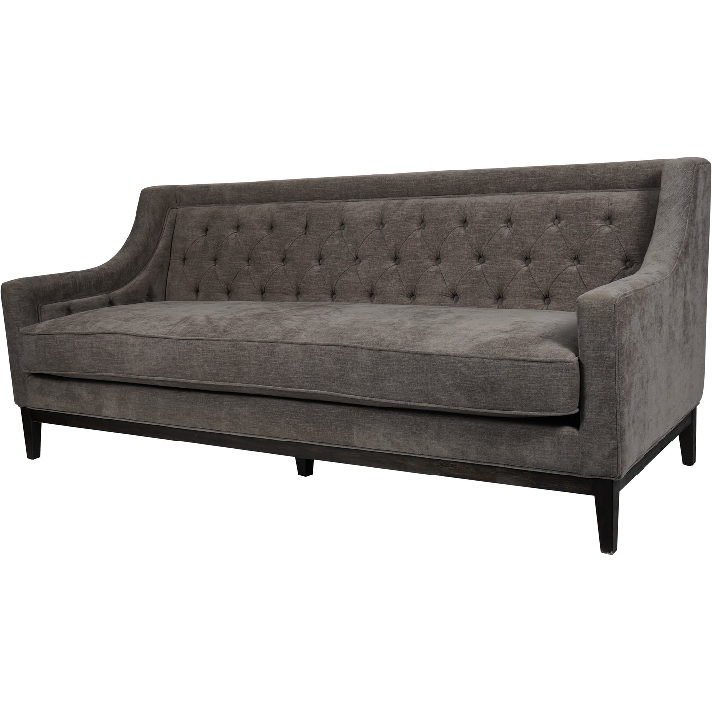 Warm Grey Buttoned Theodore Sofa