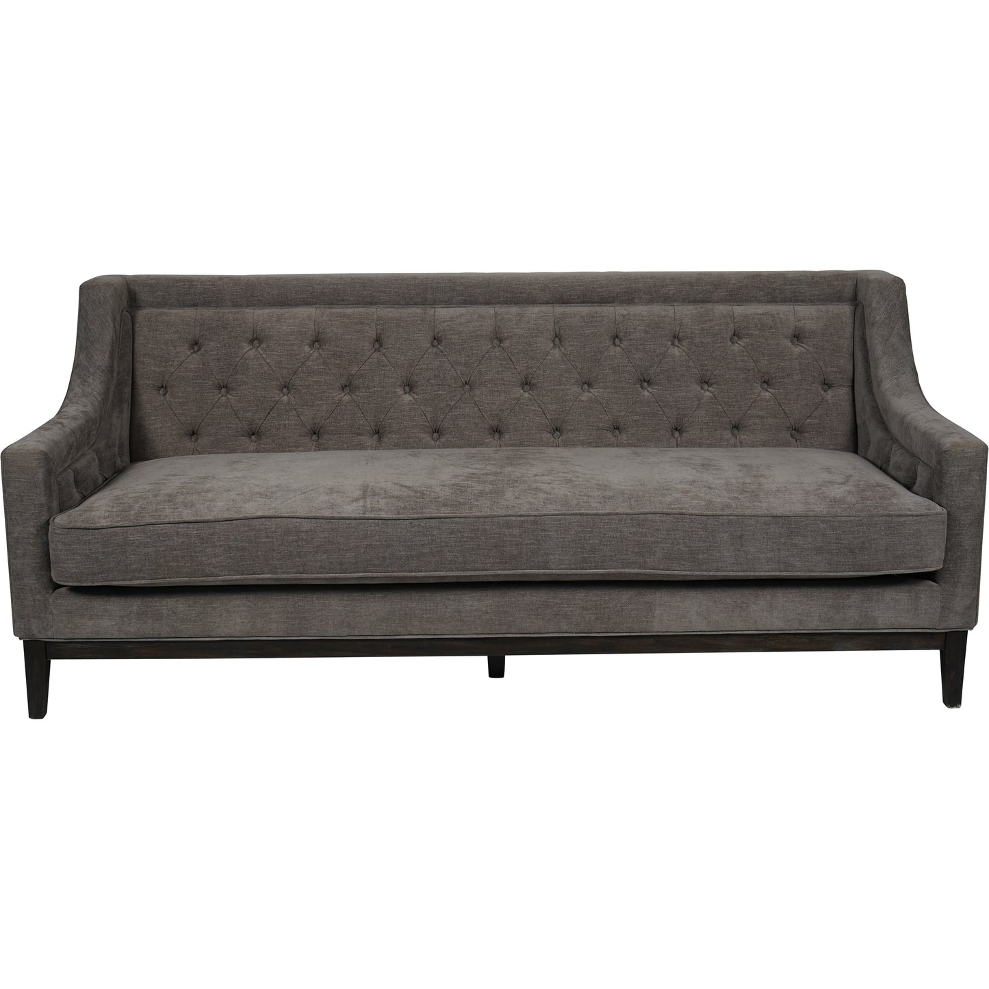 Warm Grey Buttoned Theodore Sofa