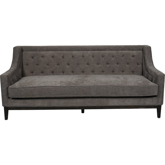 Warm Grey Buttoned Theodore Sofa