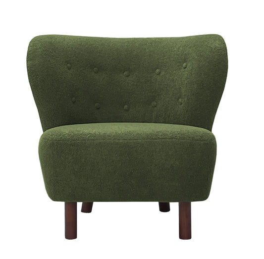 Emerald Velvet Tri-Leg Chair