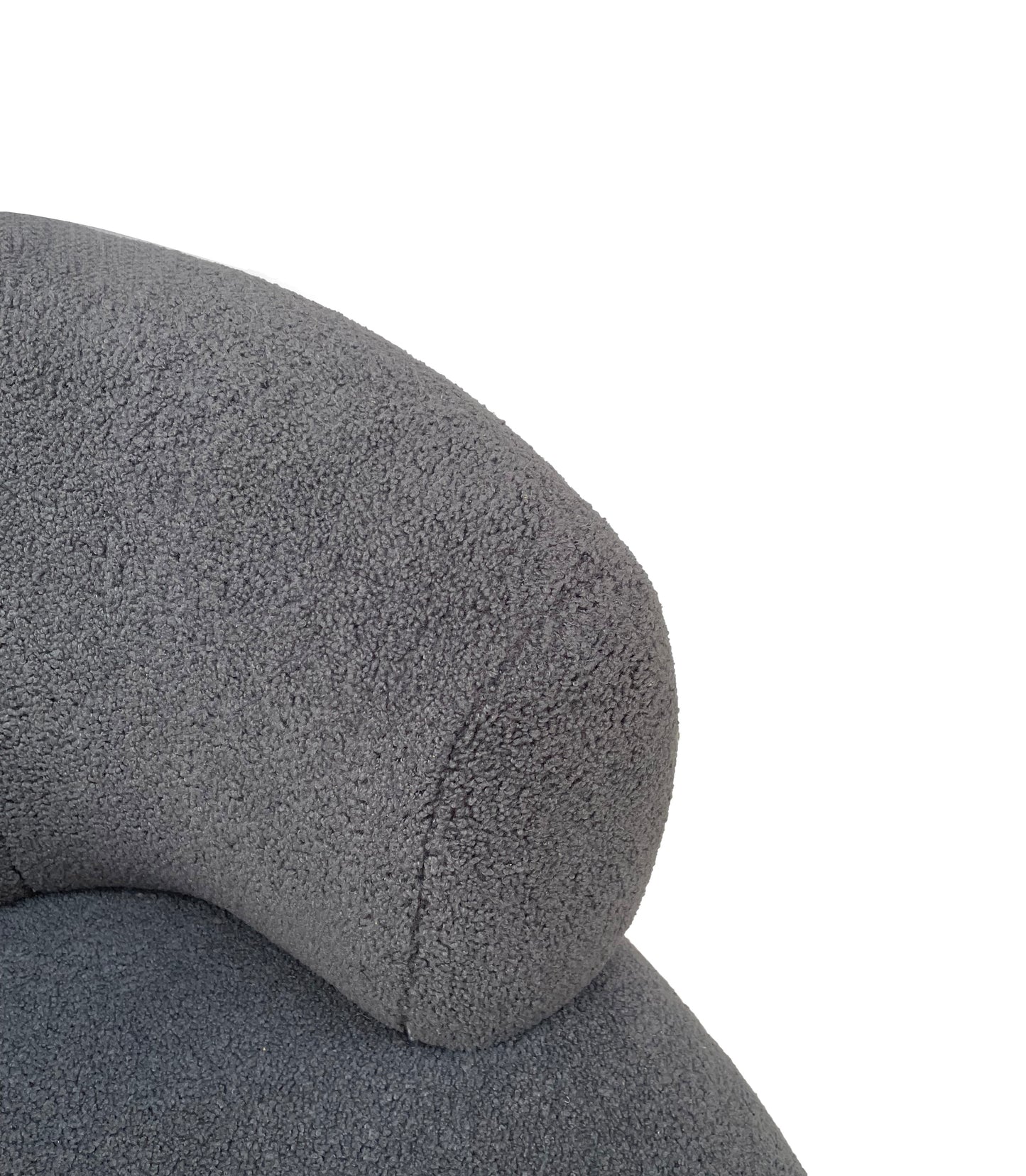 Grey Boucle Luna Occasional Chair