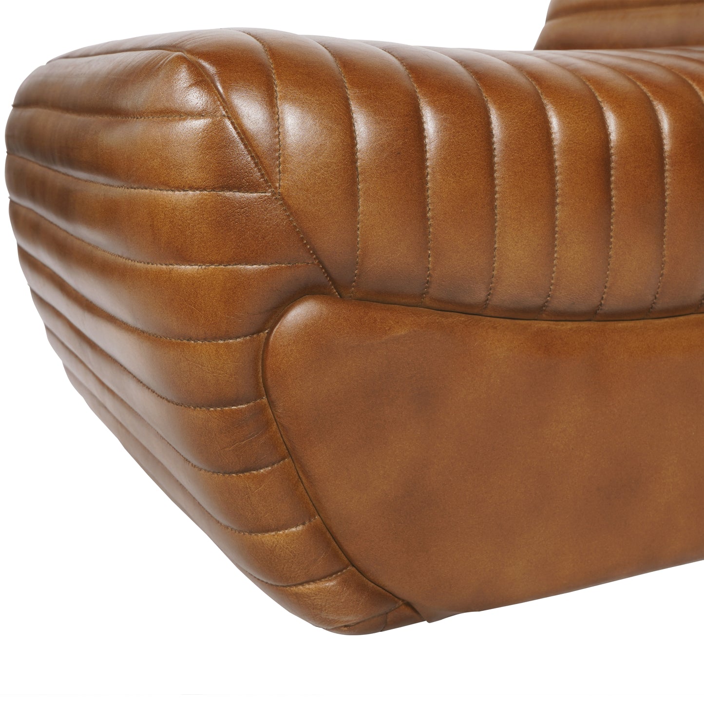 Cognac Leather Trinity Chair