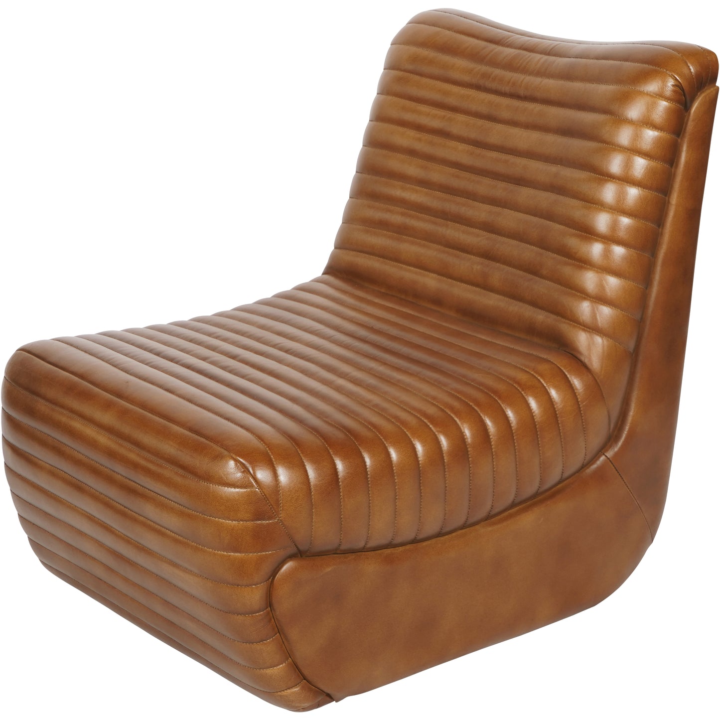 Cognac Leather Trinity Chair
