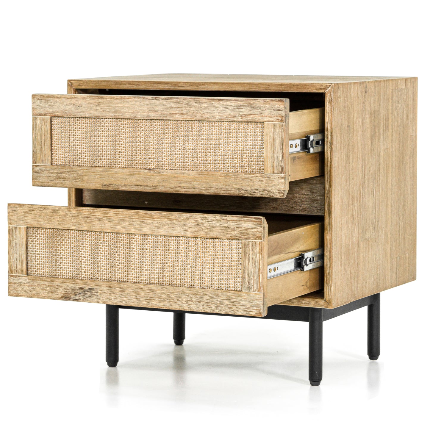 Hudson Two-Drawer Bedside Table