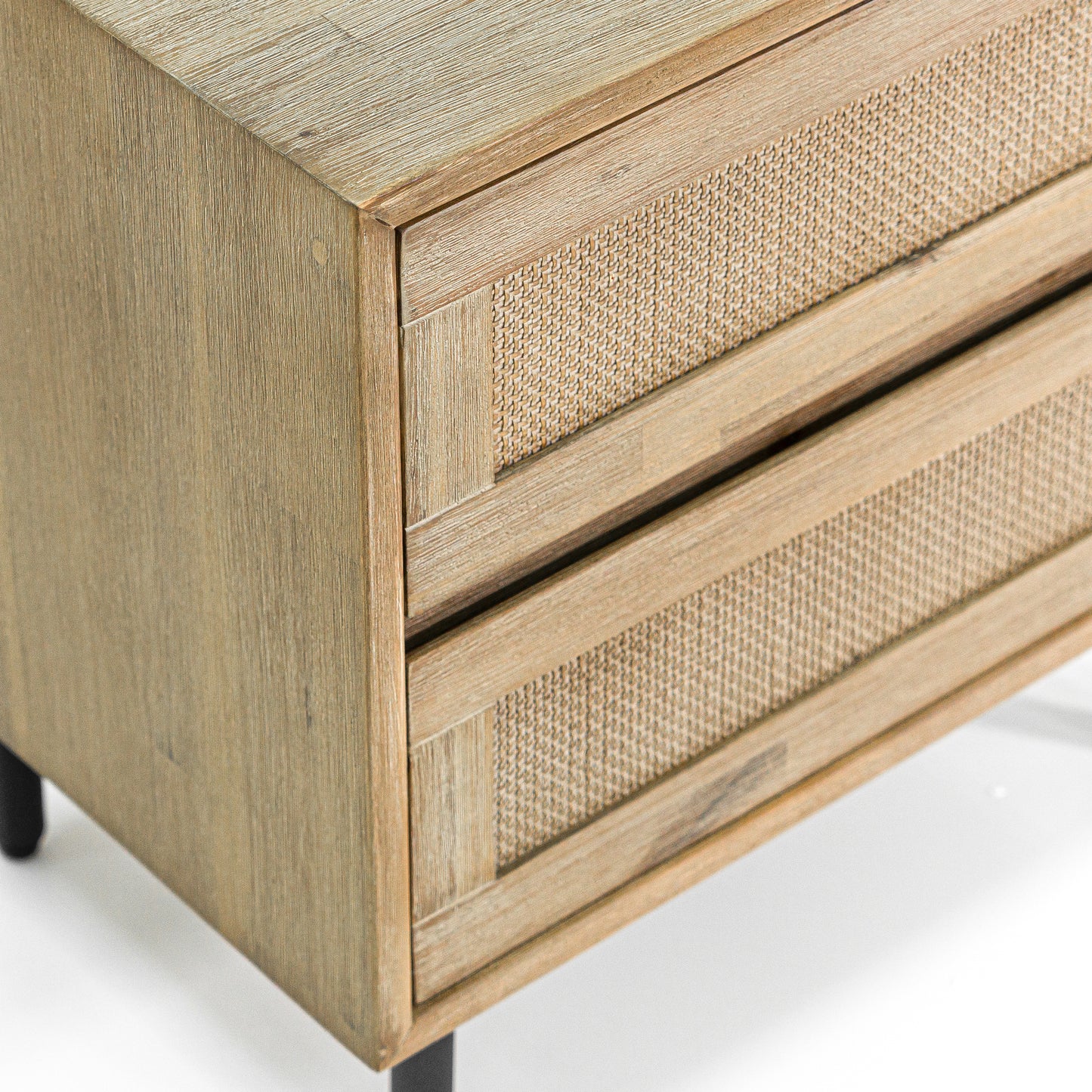 Hudson Two-Drawer Bedside Table