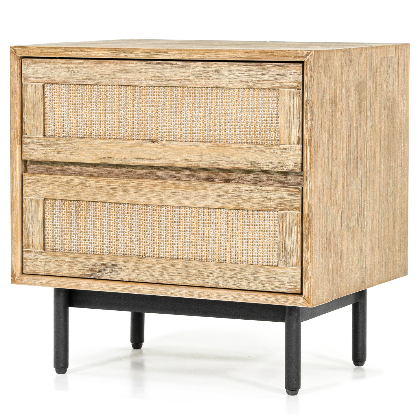 Hudson Two-Drawer Bedside Table