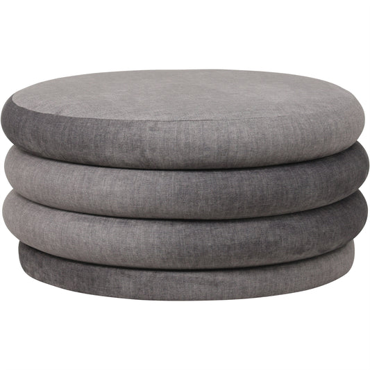 Casa Grey Upholstered Storage Ottoman