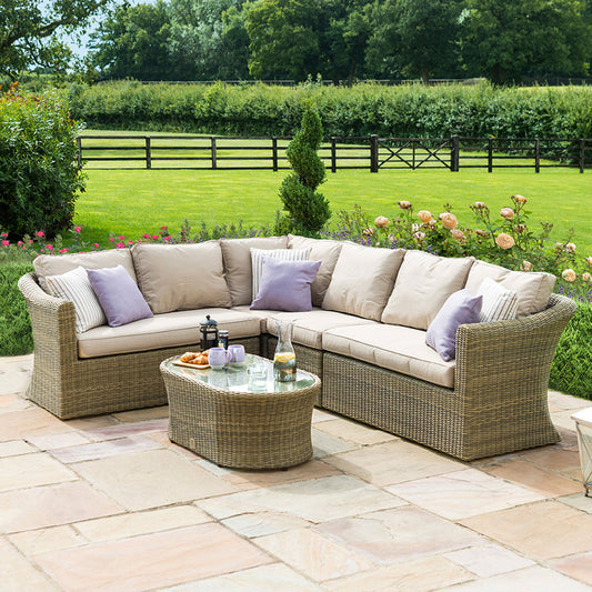 Maze - Winchester Large Rattan Corner Sofa Group with Armchair