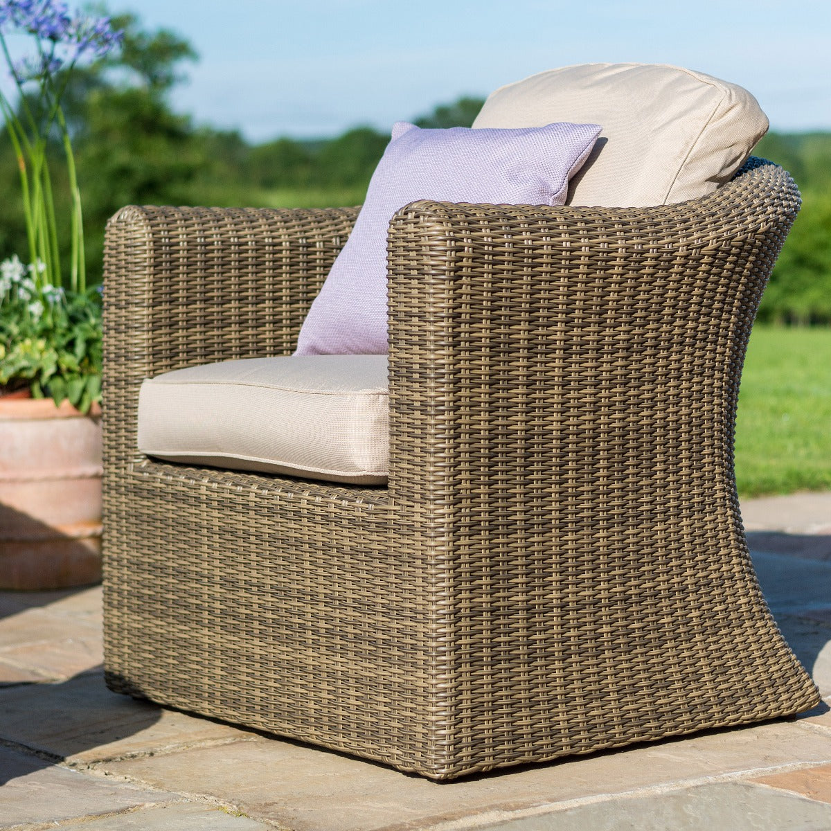 Maze - Winchester Rattan Small Corner Group with Armchair