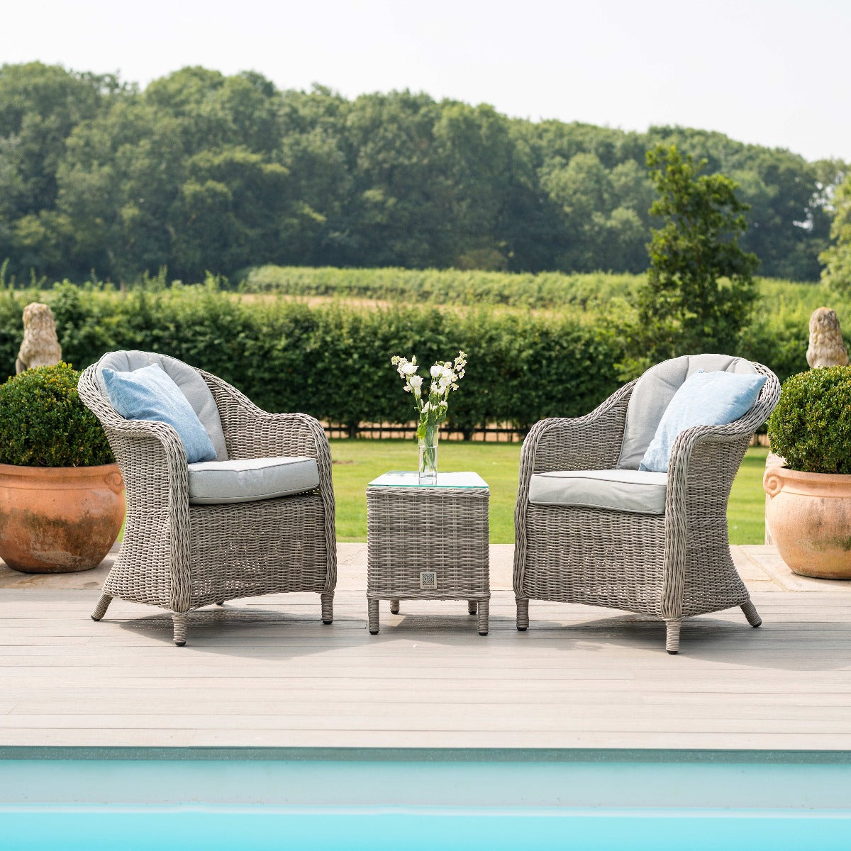 Maze - Oxford 3 Piece Rattan Lounge Set