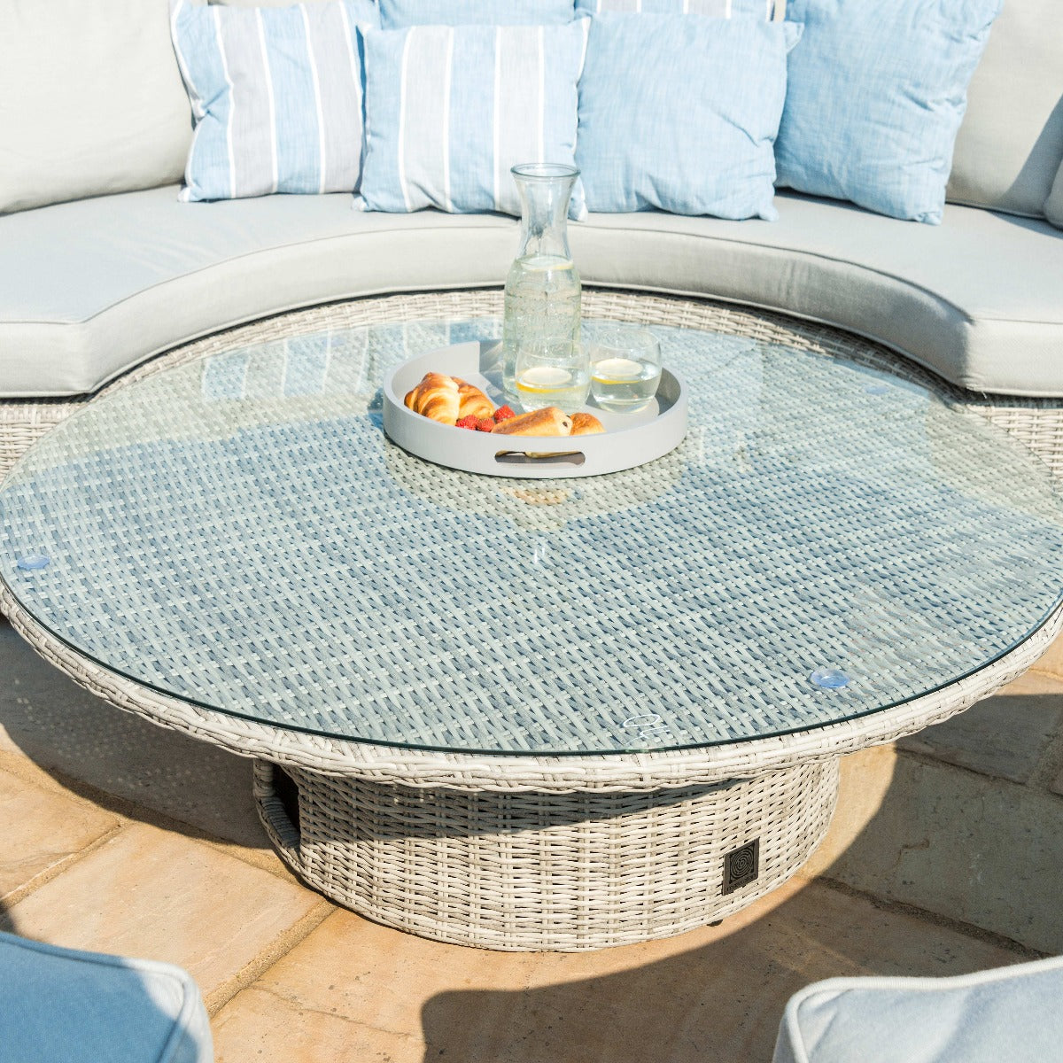 Maze - Oxford Rattan Lifestyle Suite with Rising Table