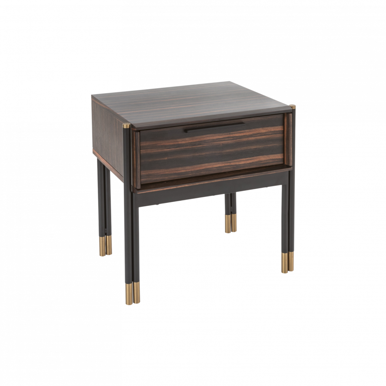 Bali Bedside Table-Ebony