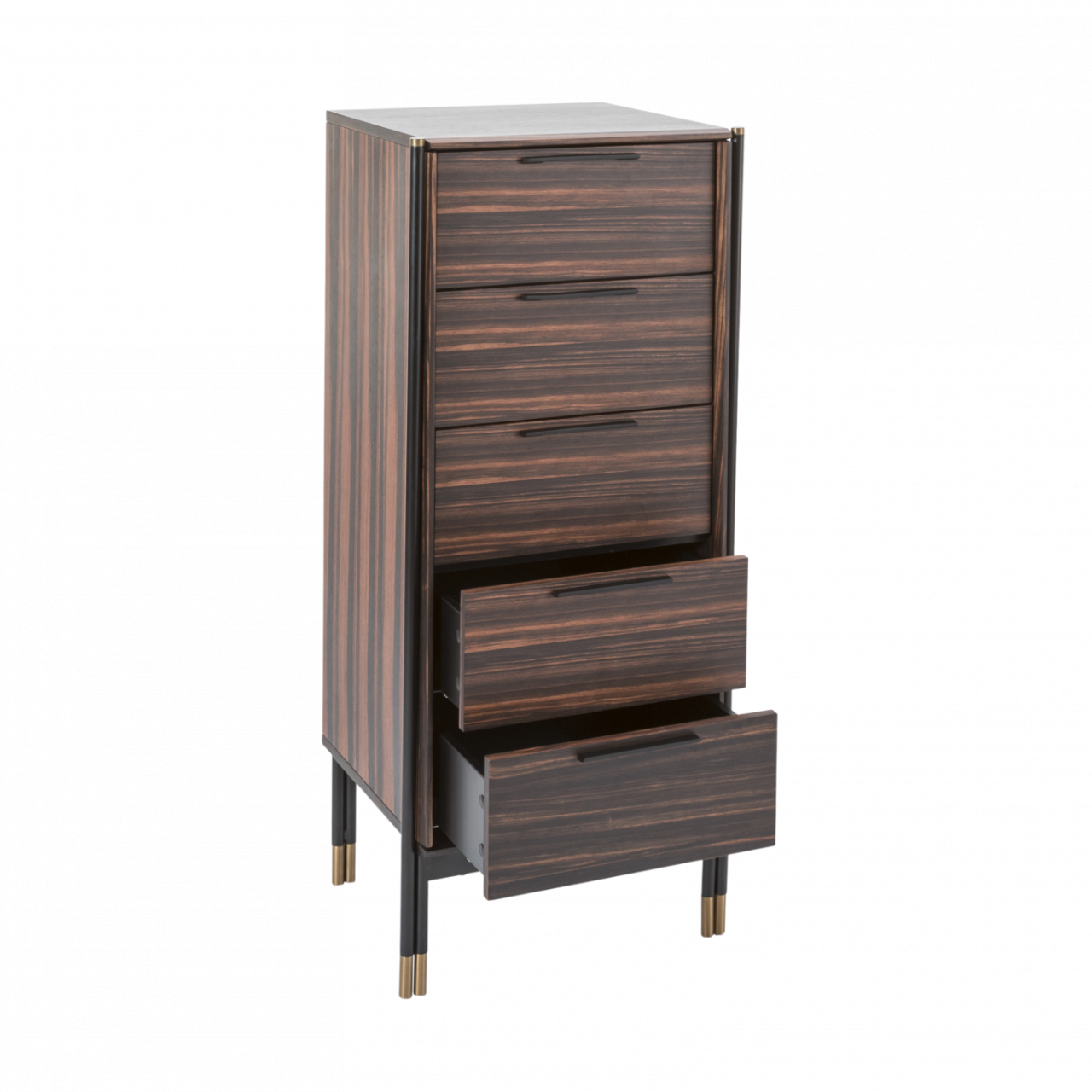 Bali Tallboy Narrow Chest-Ebony / Grey