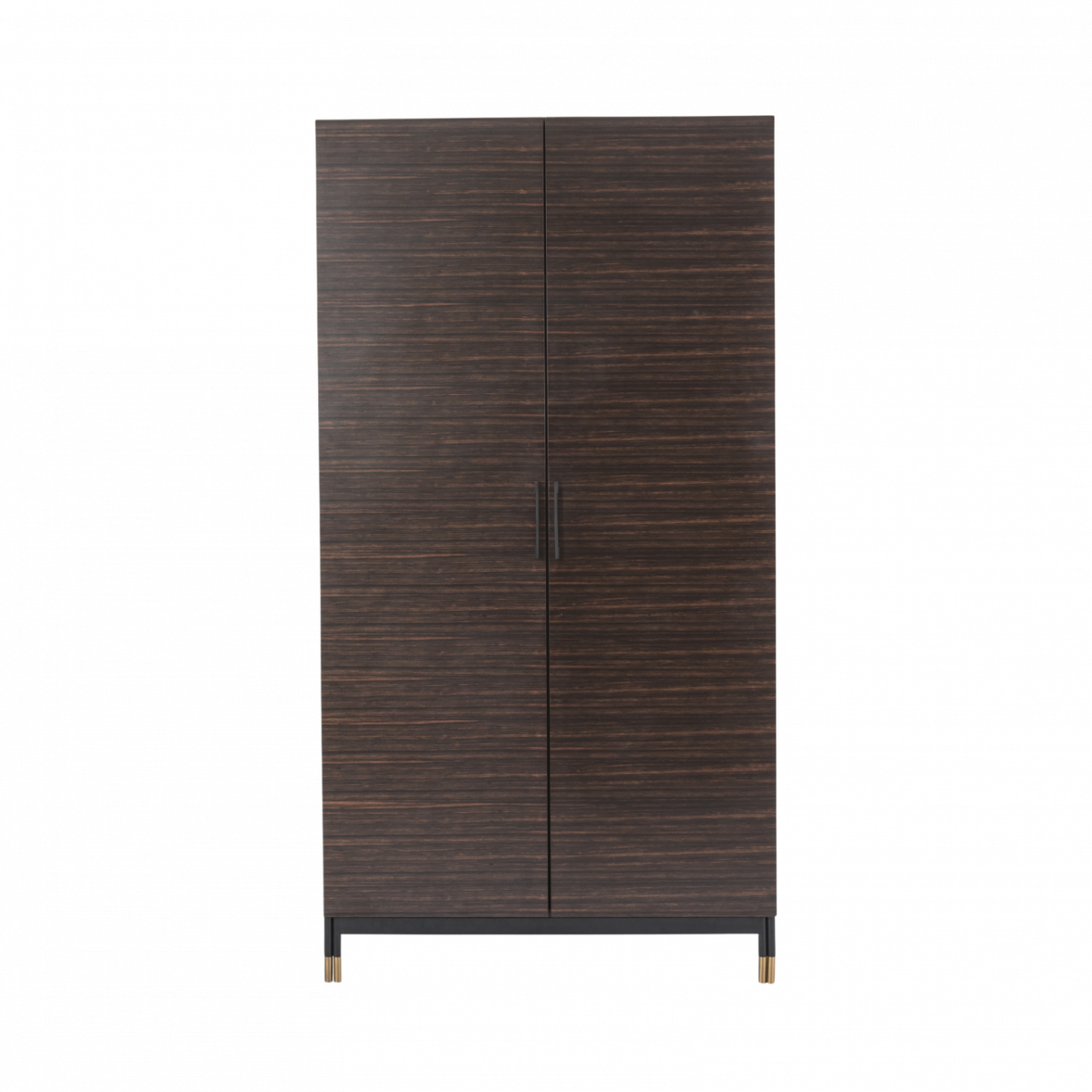 Bali 2 Door Wardrobe-Ebony / Matt Black