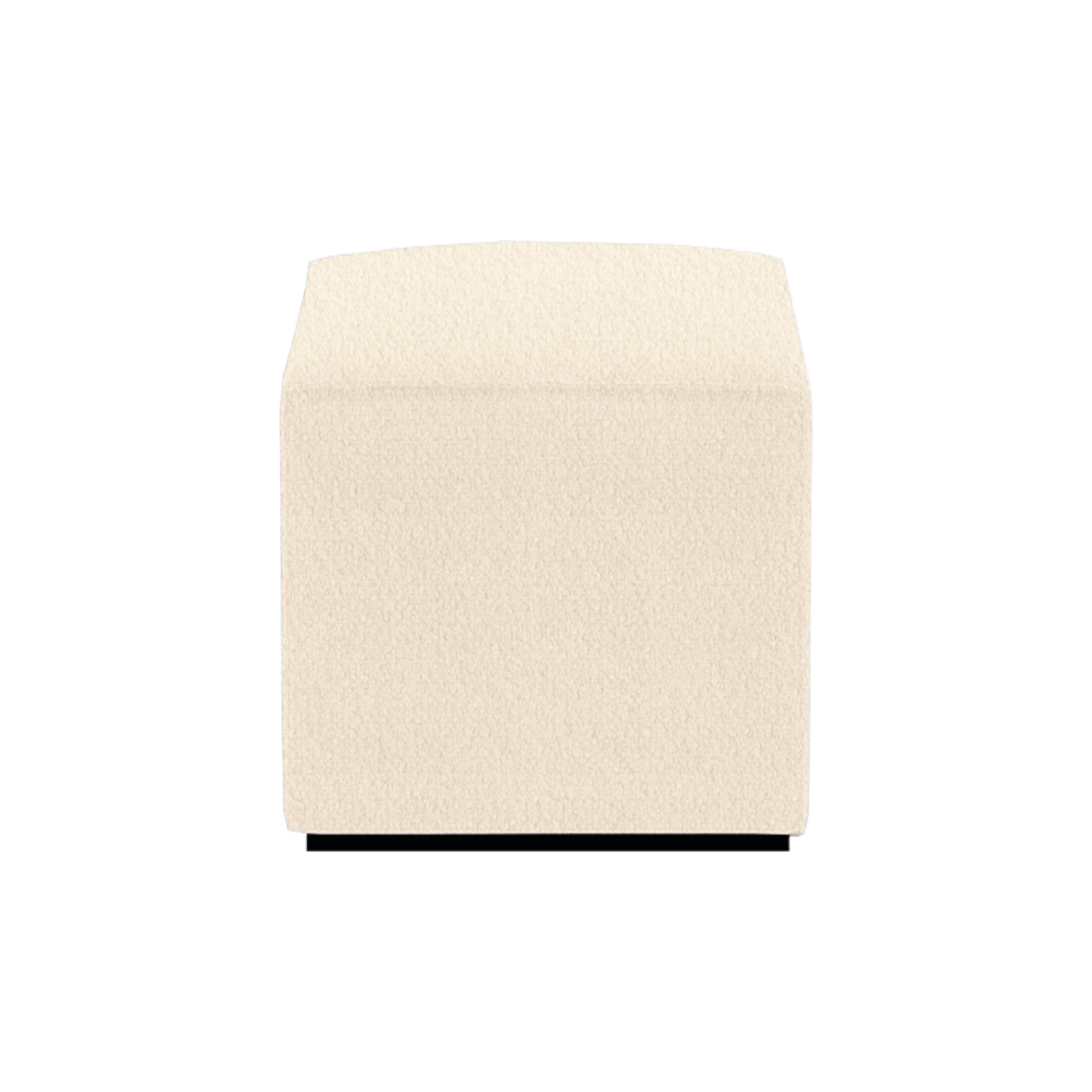 Ben Square Stool-Cologne Ivory