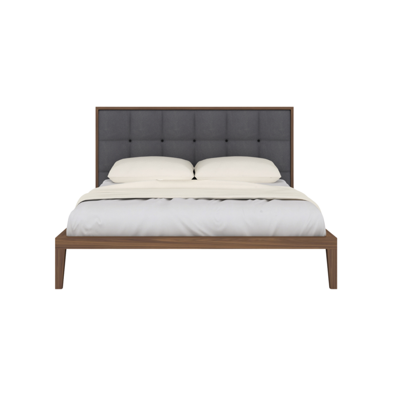 Calla Beds in Walnut/Natural-King Size Natural