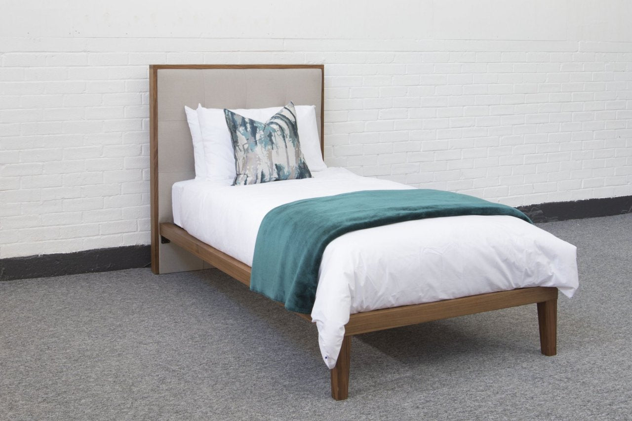 Calla Beds in Walnut/Natural-Single Natural