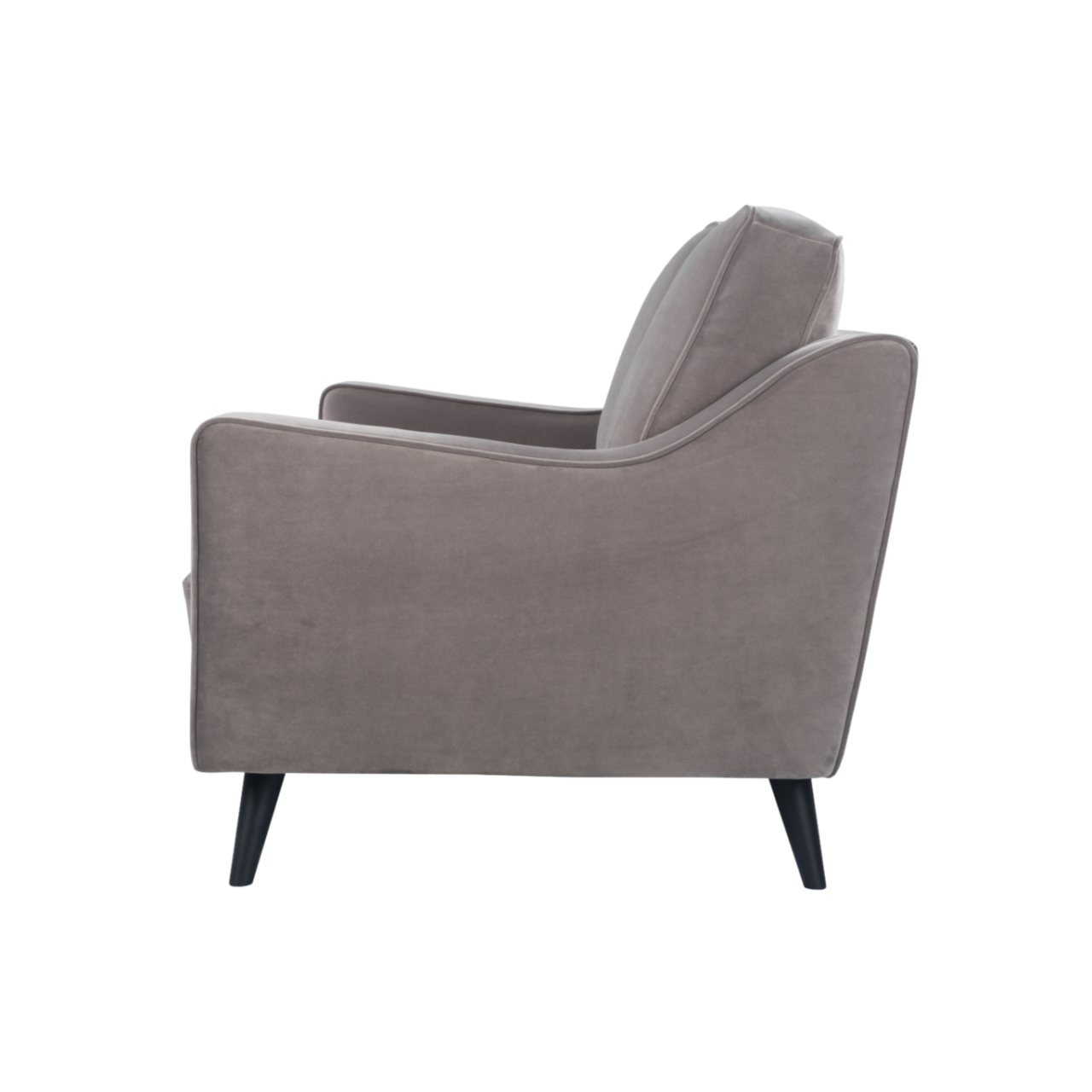 Daffy 2 Seat Sofa-Stone Grey Velvet