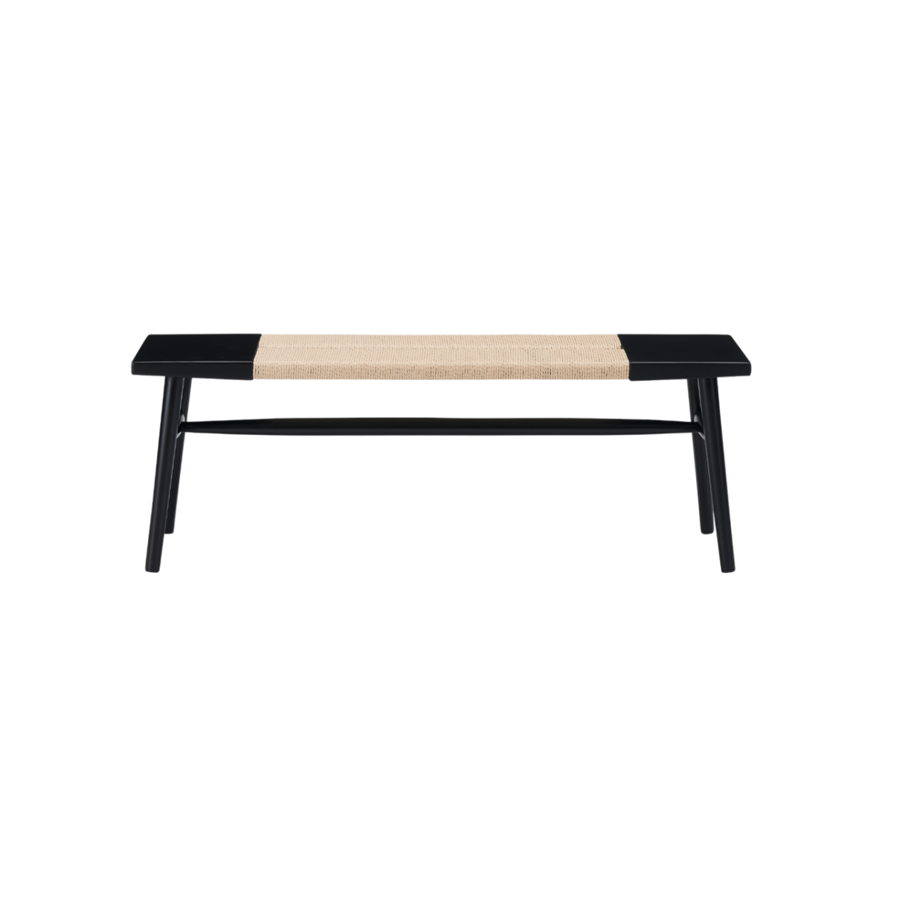 Elder Bench-Black & Natural