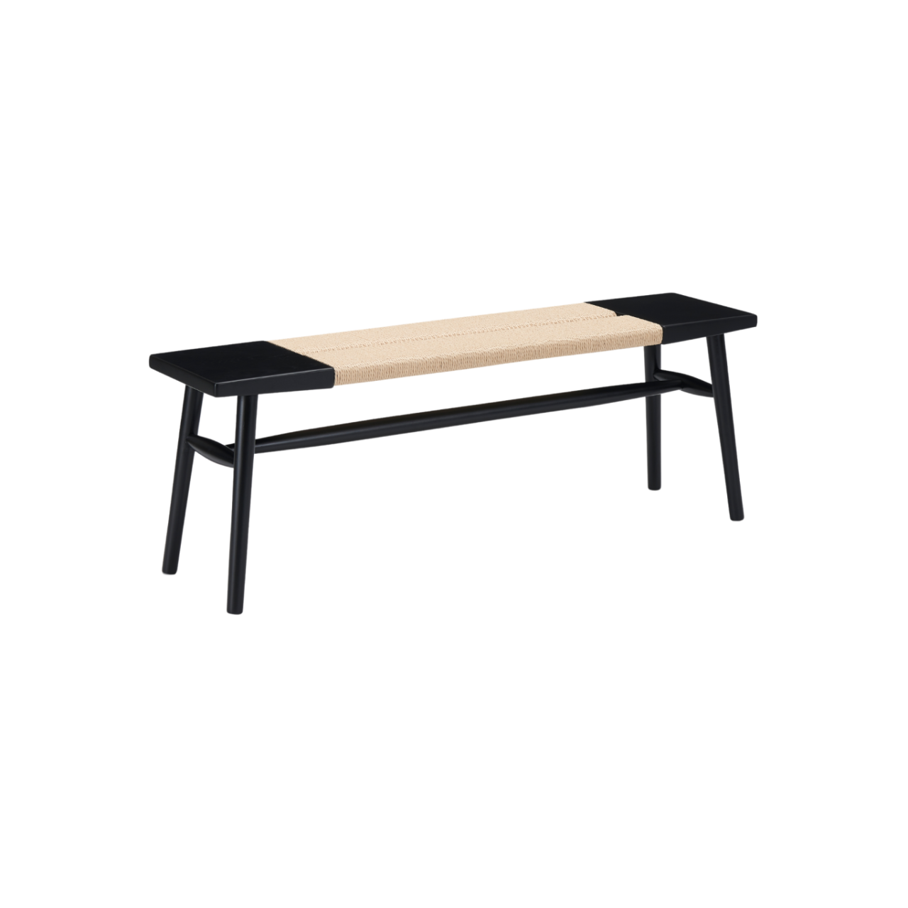 Elder Bench-Black & Natural