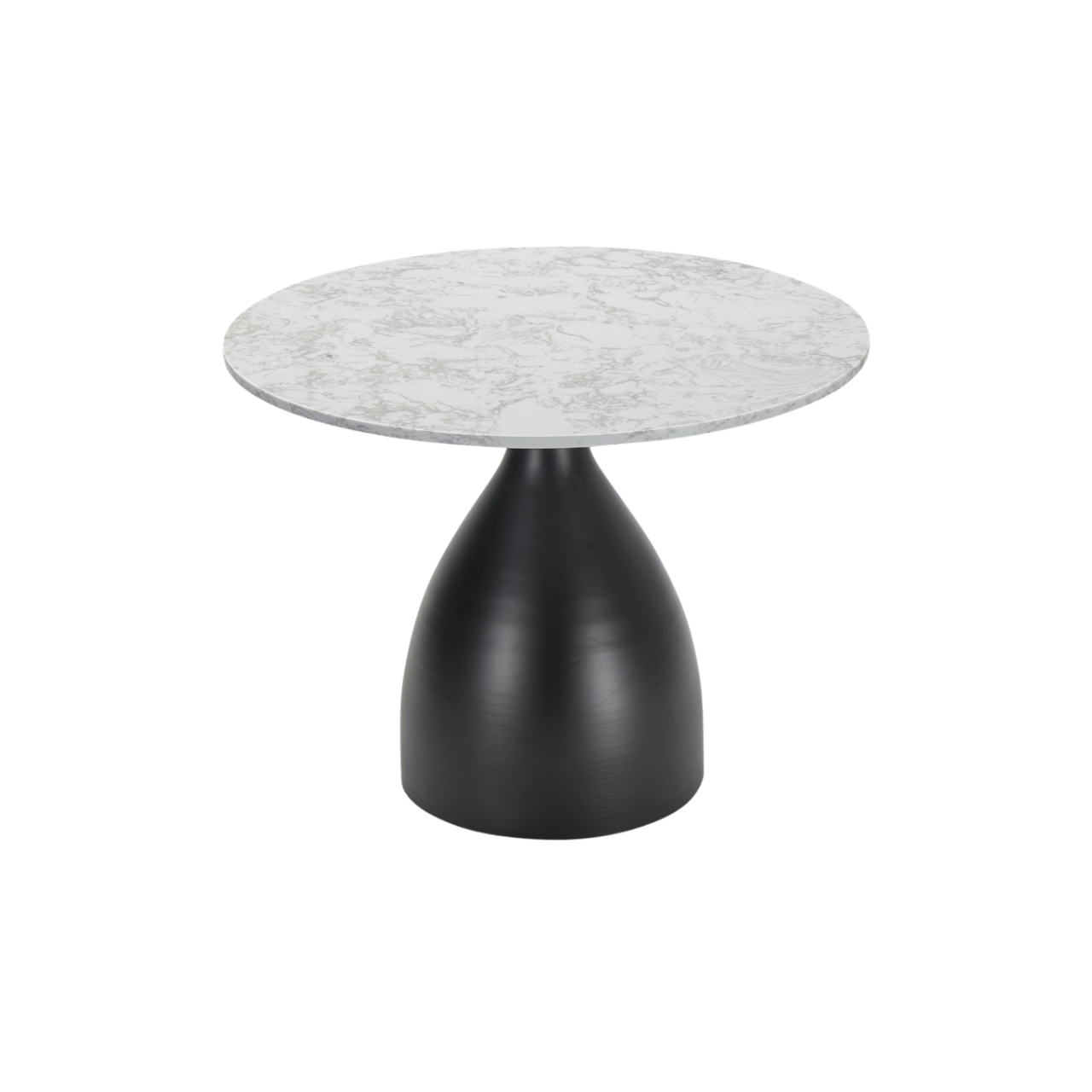 Hazel Dining Table-Black & White Marble
