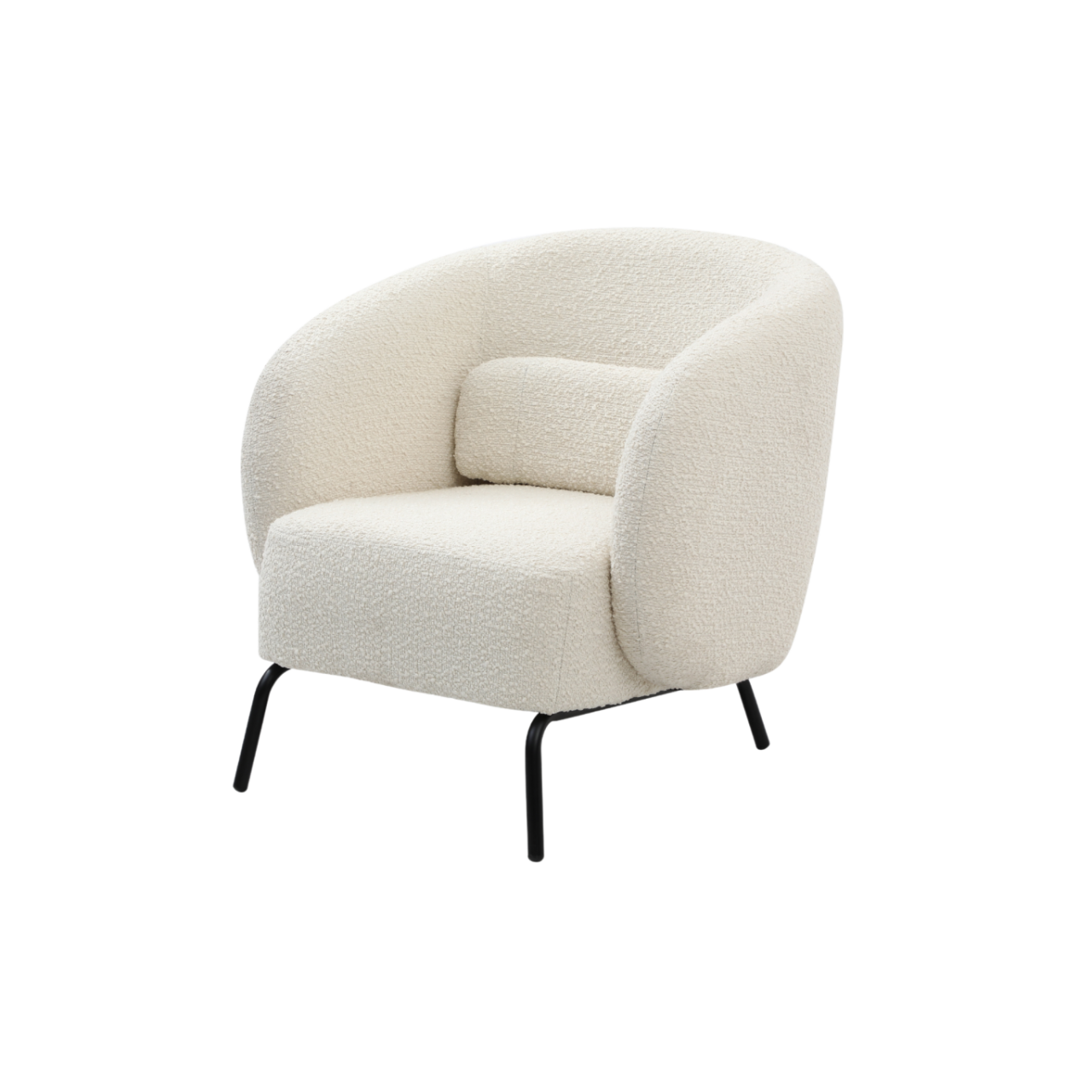 Joey Armchair-Cologne Ivory