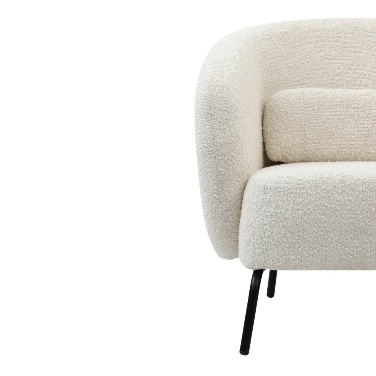 Joey Armchair-Cologne Ivory